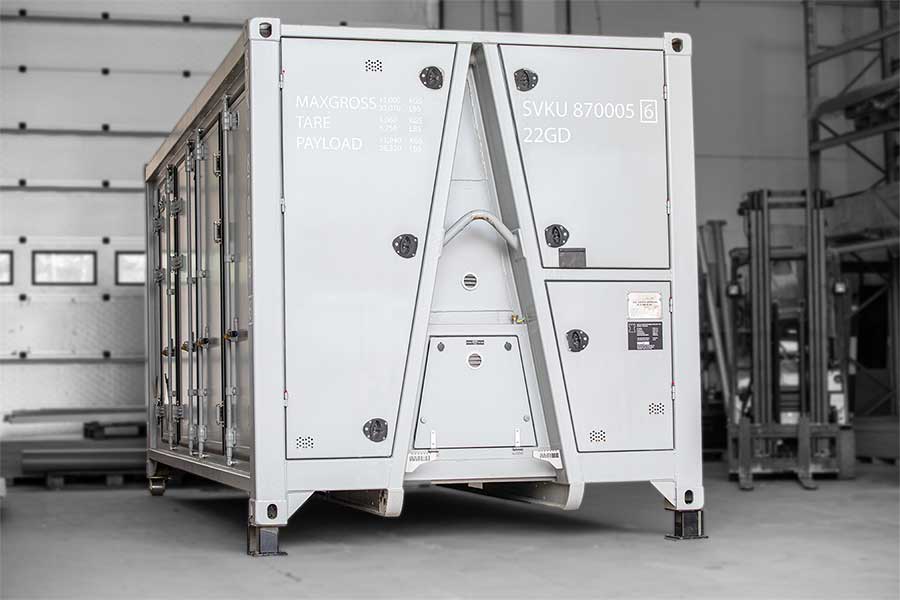 Reliable and easy-to-use transfer wheels for moving containers